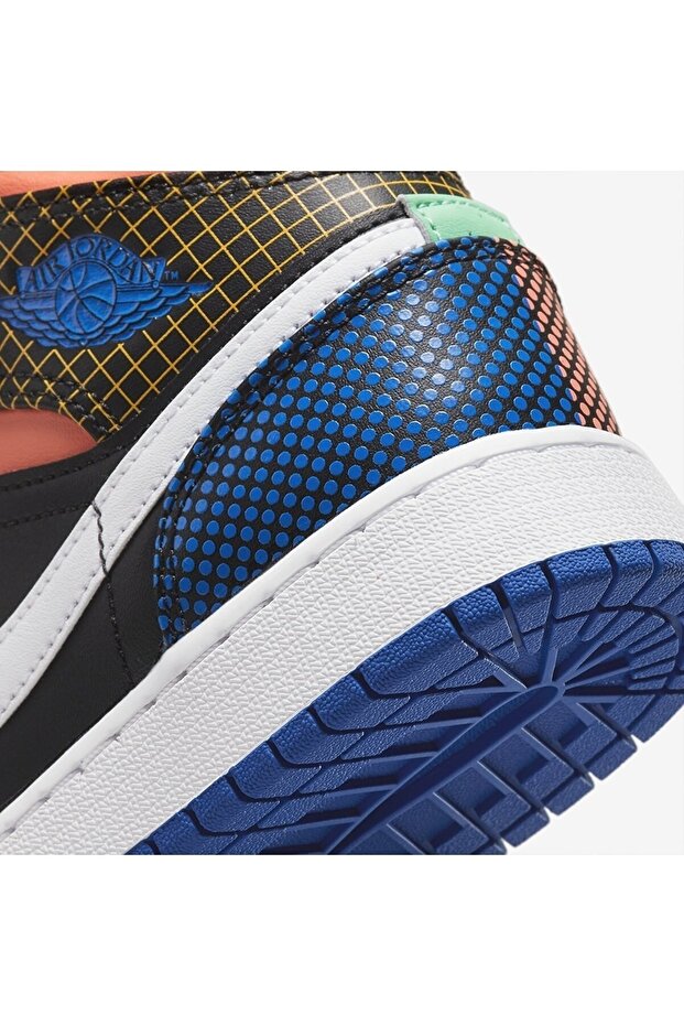 Jordan 1 Mid Mmd Multi-color Grid (gs) - Dc4092-001 - 4