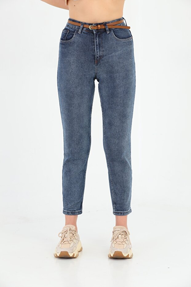 Kadın Ince Basic Taba Kemer - 3