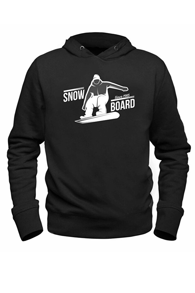 سويت شيرت Snowboad باللون الأسود