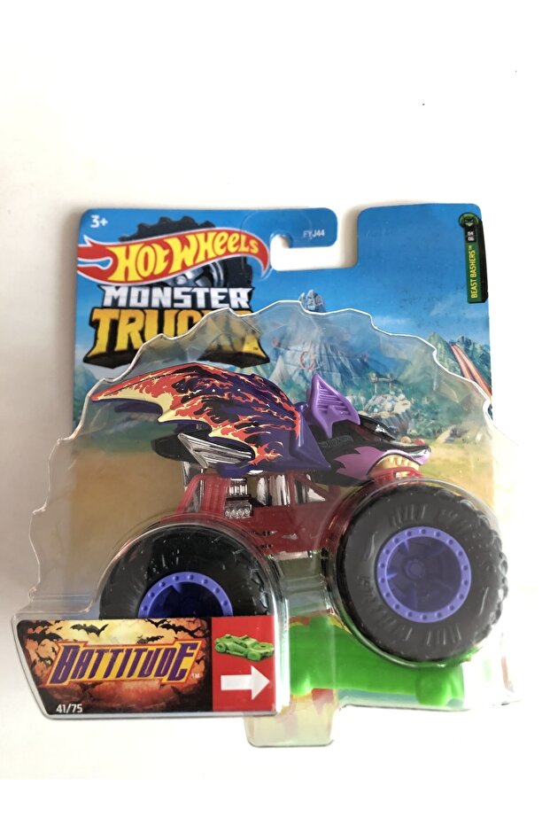 1:64 Monster Trucks Car Battitude Bat 41/75 - Fyj44