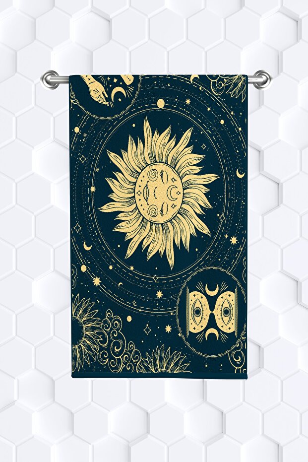 Multi-Purpose Patterned Decorative Towel 35x55cm