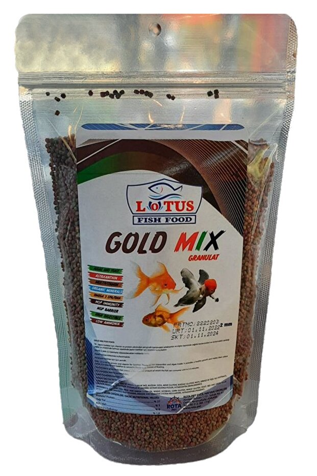 Japon Balığı Yem Ve Berraklaştırıcı Seti  Gold Mix 250gr Ve Red 100ml - 4