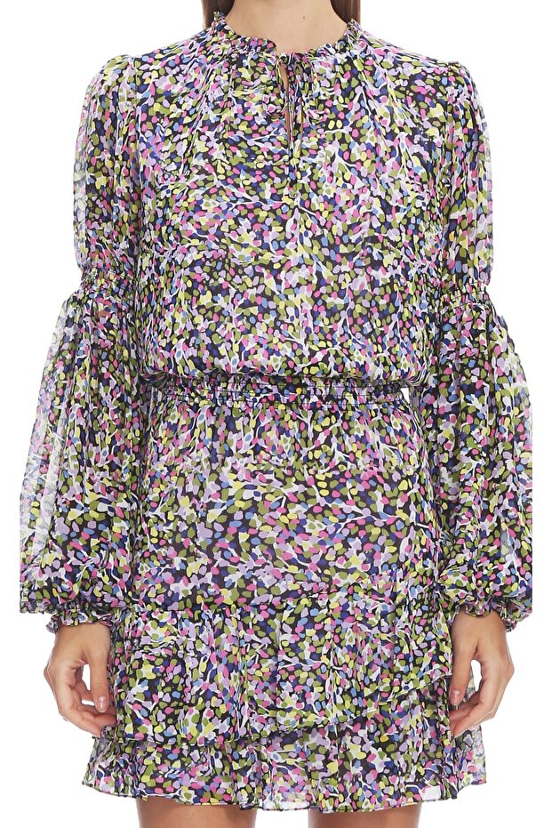 Çok Renkli Elbise - 4