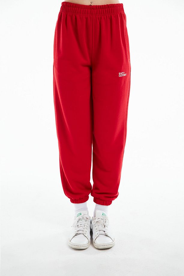 Eazy Unisex Basic Lastikli Premium Eşofman Altı - 1