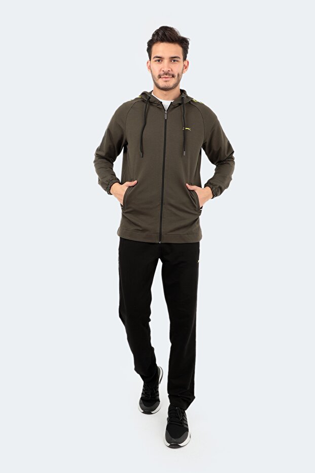 Yankom Men's Tracksuit Set Khaki / Yellow