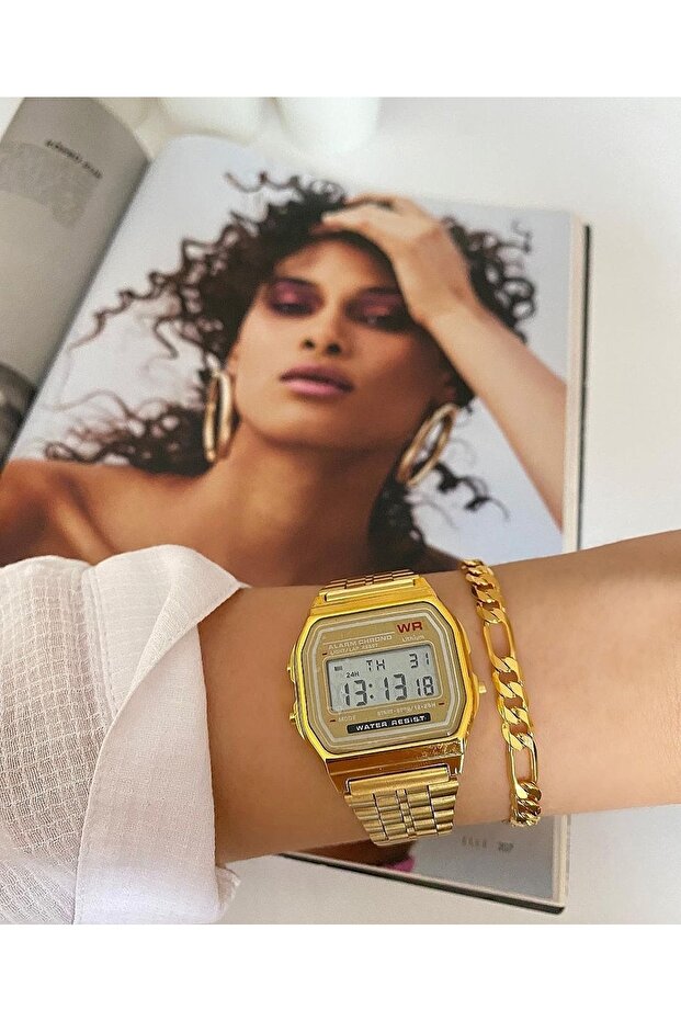 Çelik - Unisex Dijital Kol Saati - 1