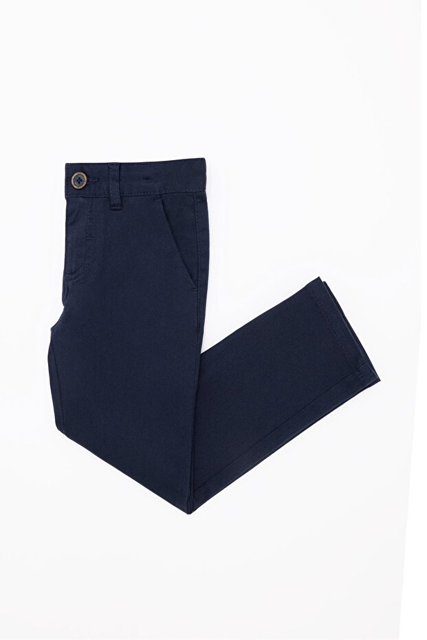 Navy Blue Boy's Chinos