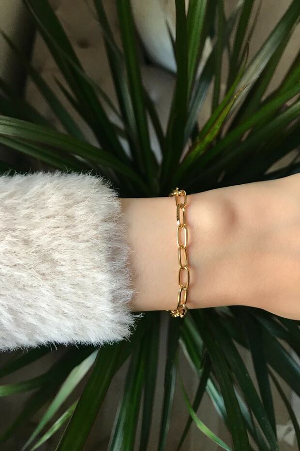 Tayem Interlocking Ring Chain Bracelet - 2