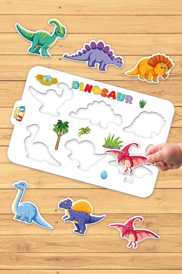Sevimli Dinozorlar Eğitici Yap Boz - 2