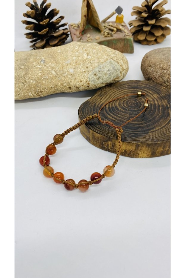 Handmade Ethnic Natural Stone (Agate) Bracelet