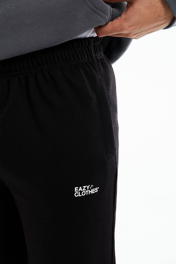 Eazy Unisex Basic Lastikli Premium Eşofman Altı - 4