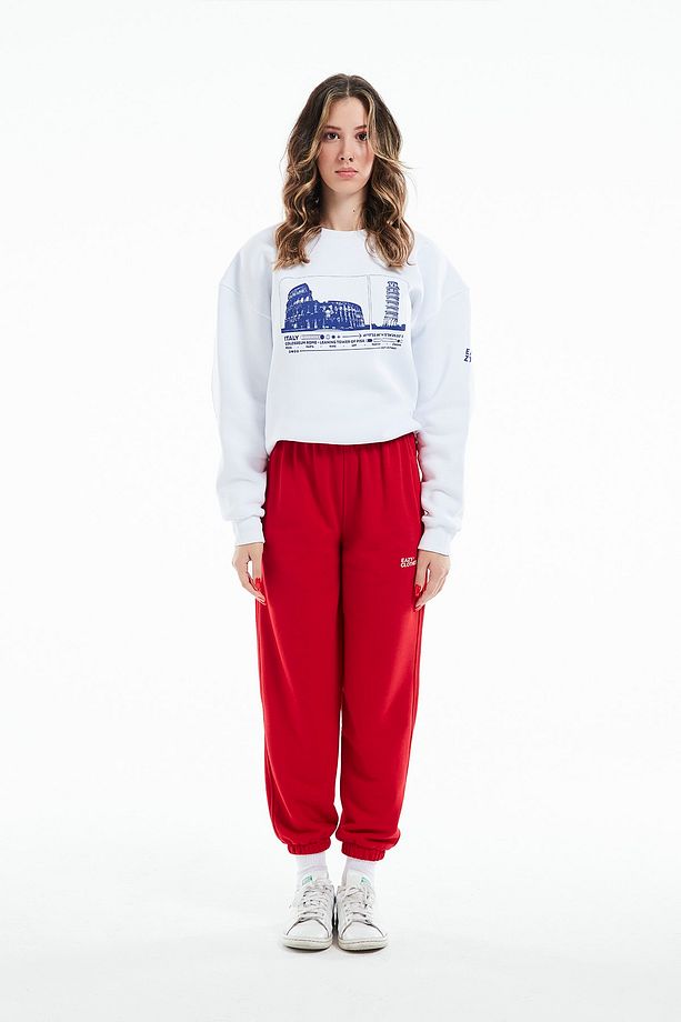 Eazy Unisex Basic Lastikli Premium Eşofman Altı - 4
