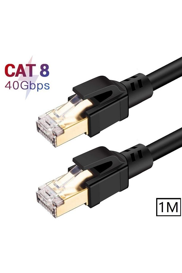 5214 Cat8 1m 40gbps S/ftp 2000mhz Yüksek Hızlı Internet Kablosu - 1