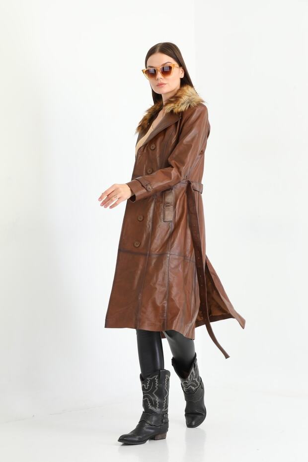 Deri Trençkot - 1