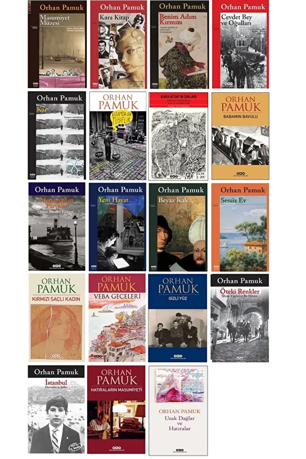 Orhan Pamuk 19 Kitaplık Dev Set - 1