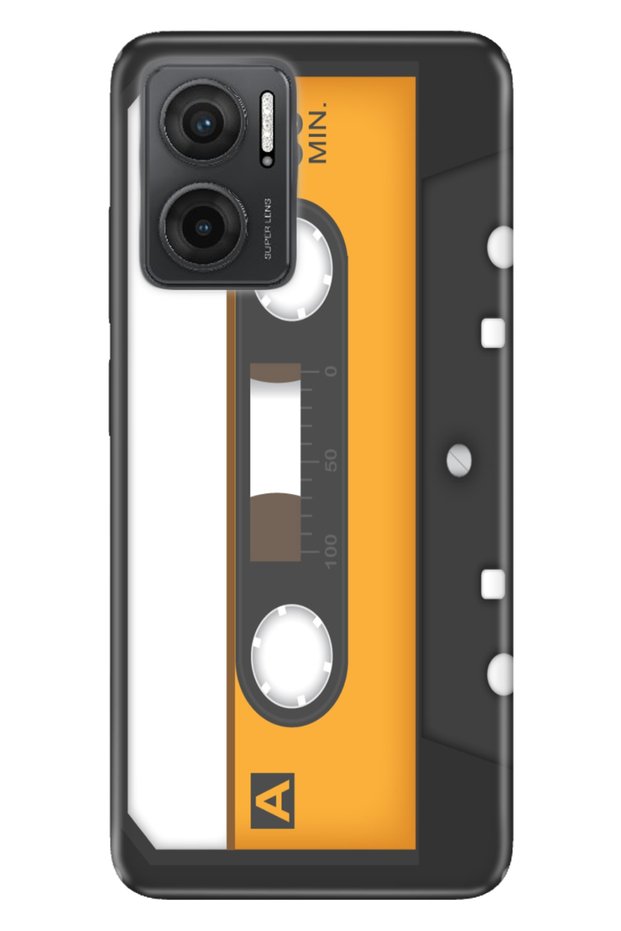 Xiaomi Redmi 10 5g Case 0.4mm Silicone Patterned Music Cassette