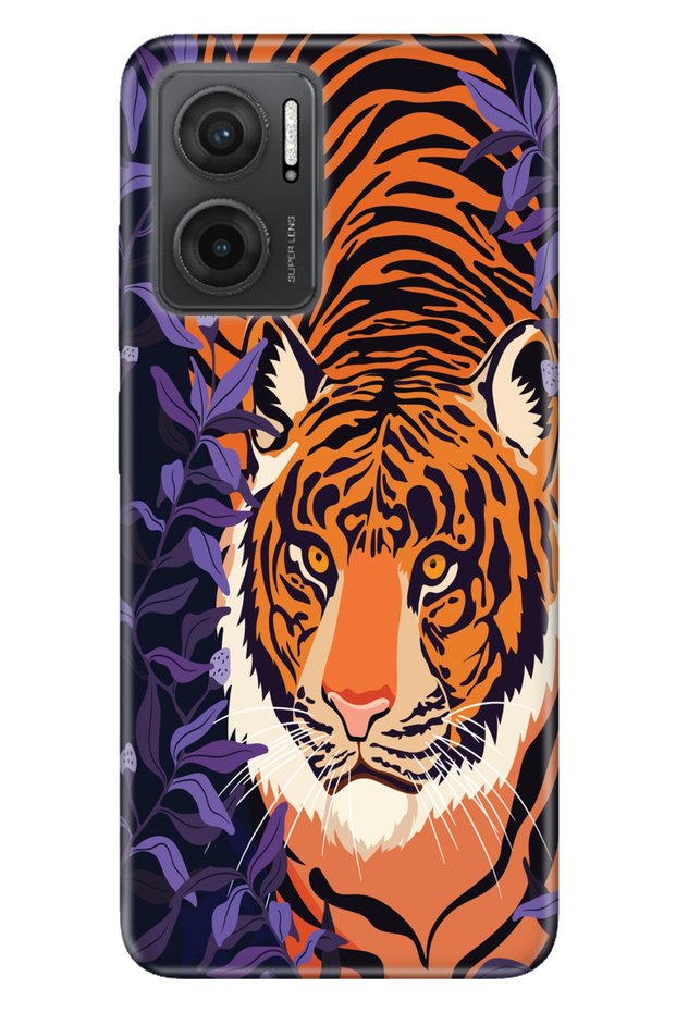 حافظة هاتف Xiaomi Redmi Note 11e من السيليكون بنمط النمر مقاس 0.4 ملم