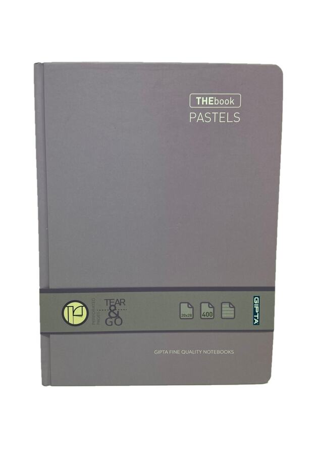 Thebook Pastels Ip.dkşدفتر ملاحظات بغطاء صلب 20x28-400 ورقة مخططة