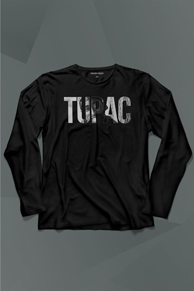 Tupac Amaru Shakur Awesome 2pac Rap Music Long Sleeve T-Shirt Printed T-shirt