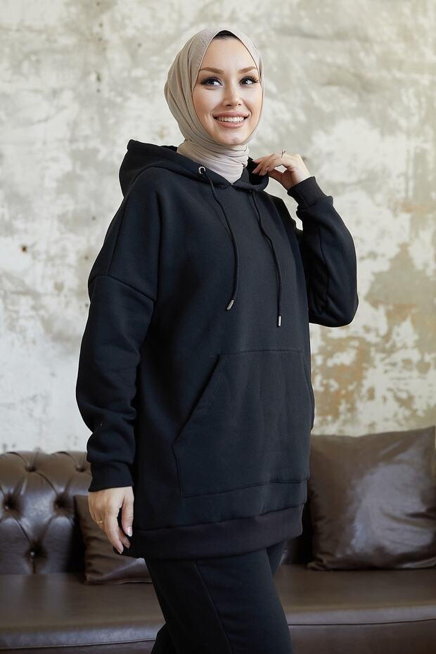 Σετ φόρμας Merva Three Thread - Μαύρο - 2