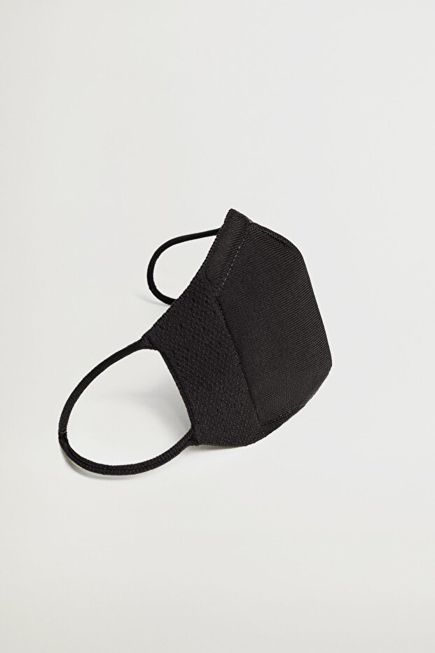 Kadın Siyah Yüz Maskesi - 1