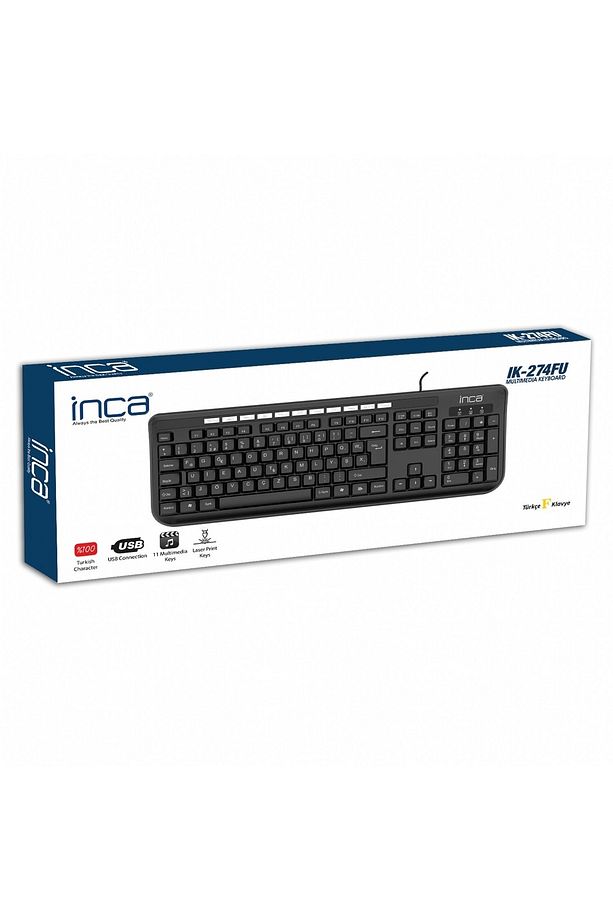 Ik-274fu Usb Multımedıa Lazer F Klavye - 4