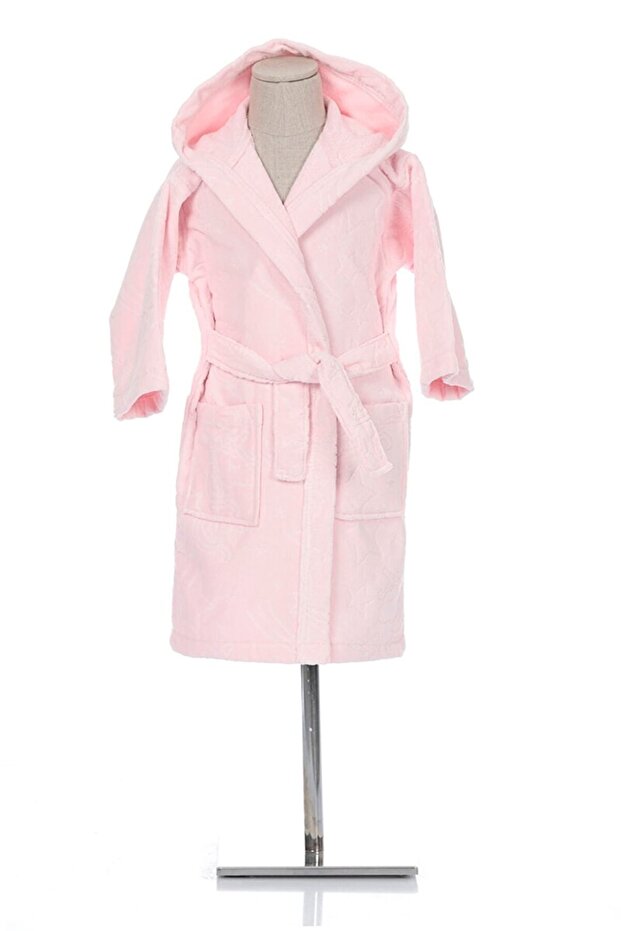 Girl Unicorn Children's Bathrobe Pink Age 15