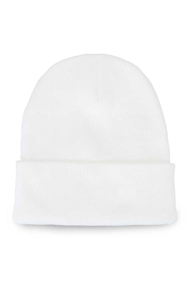 Örme Beyaz Balıkçı Bere - 1