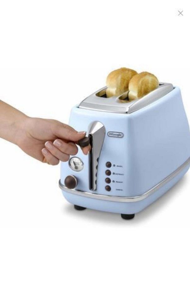 Icona Vintage Mavi Ekmek Kızartma Makinesi Ctov 2103.az - 4
