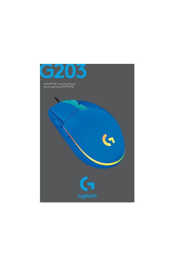 G G203 Lightsync Oyuncu Mouse Mavi - 2