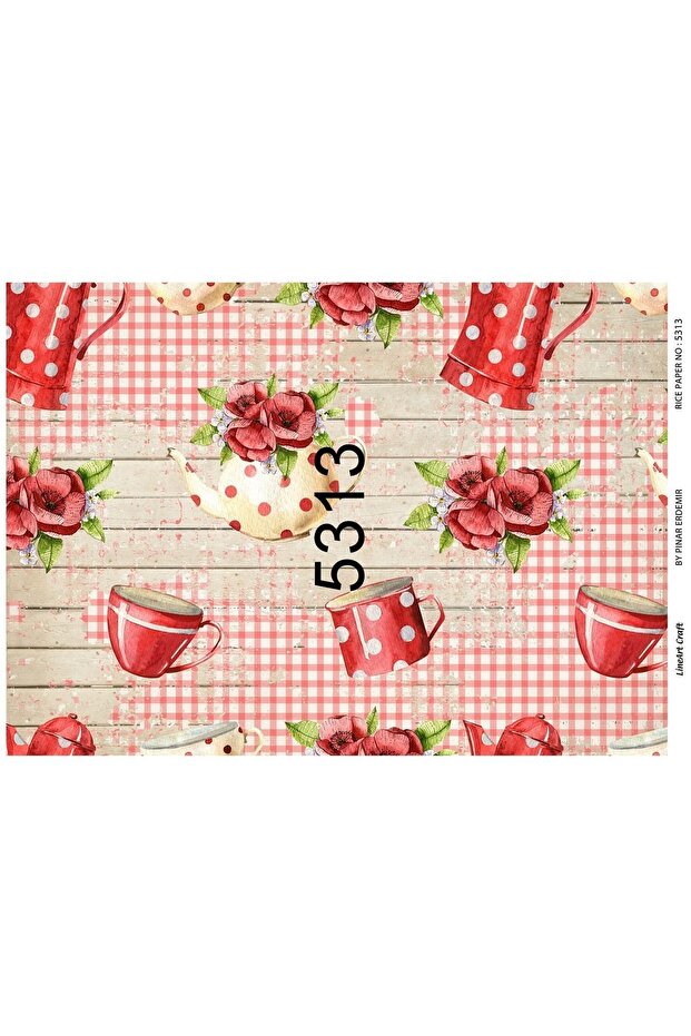 ورق ديكوباج نحاسي La-5313