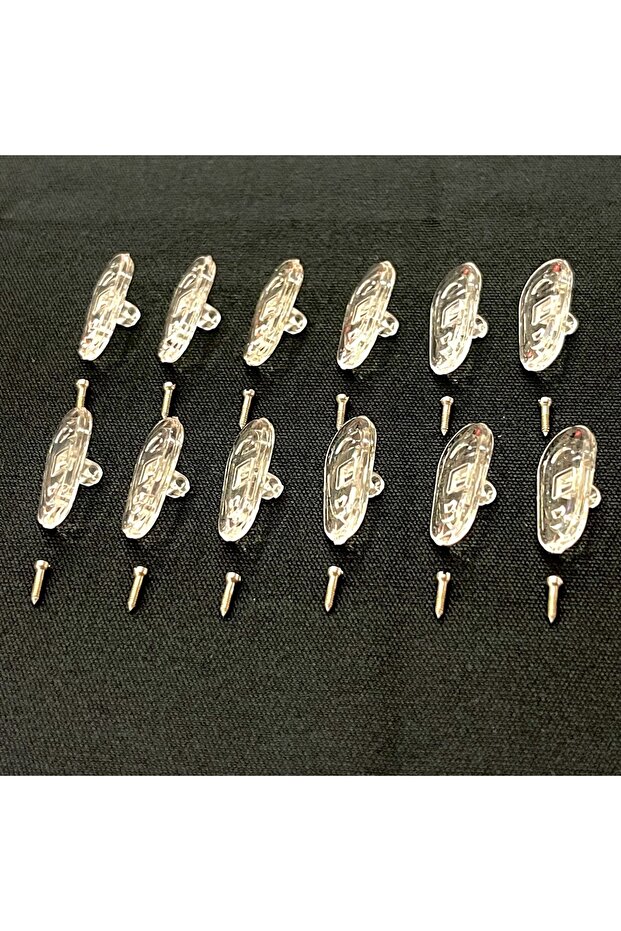12 Pieces of Glasses Plaque Nose Pads with Screws