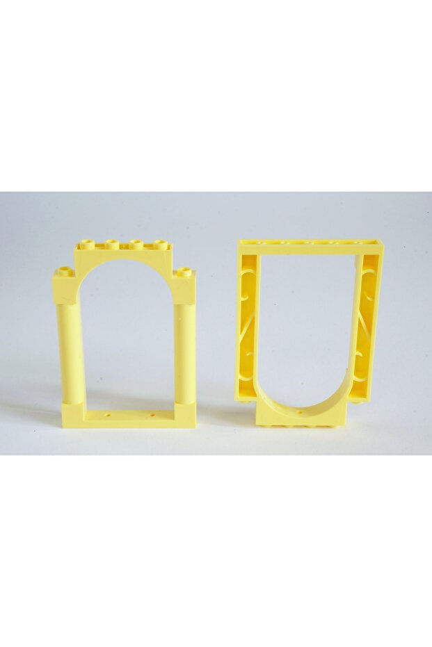 Original Accessory Custom Moc Door City Building 1 X 6 X 7 Pillar Light Yellow Door 2 Pieces to Send