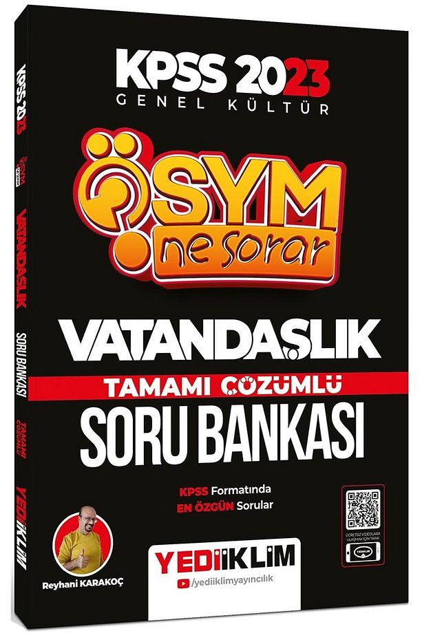 2023 Kpss Ösym Ne Sorar Vatandaşlık Tamamı Çözümlü Soru Bankası - 1