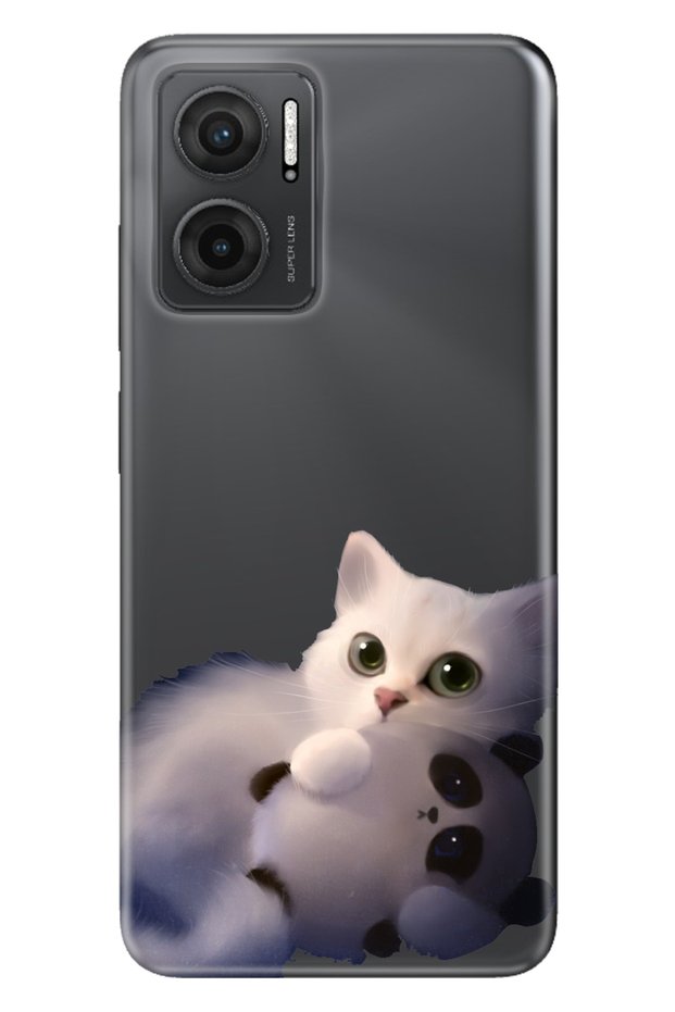 Case for Xiaomi Redmi 10 5g 0,4mm Silicone Patterned Candy Cat