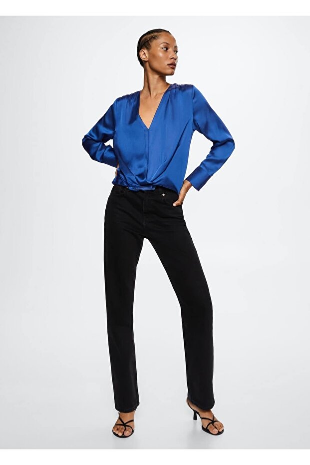 Anvelop Kesim V Yaka Bluz - 2