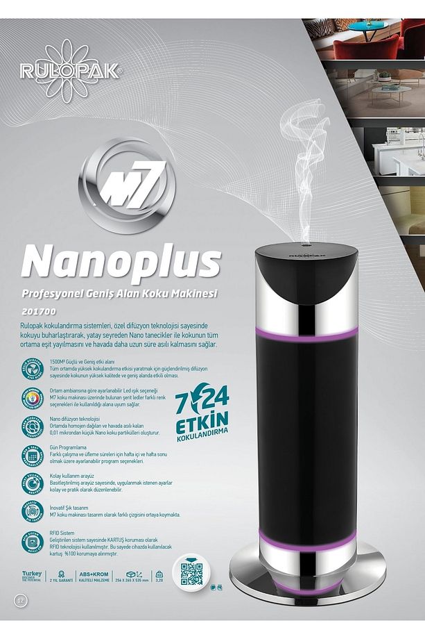 Nano Plus M7 Kokulandırma Makinesi - 100 Ml Koku Kartuşu Dahil - 4