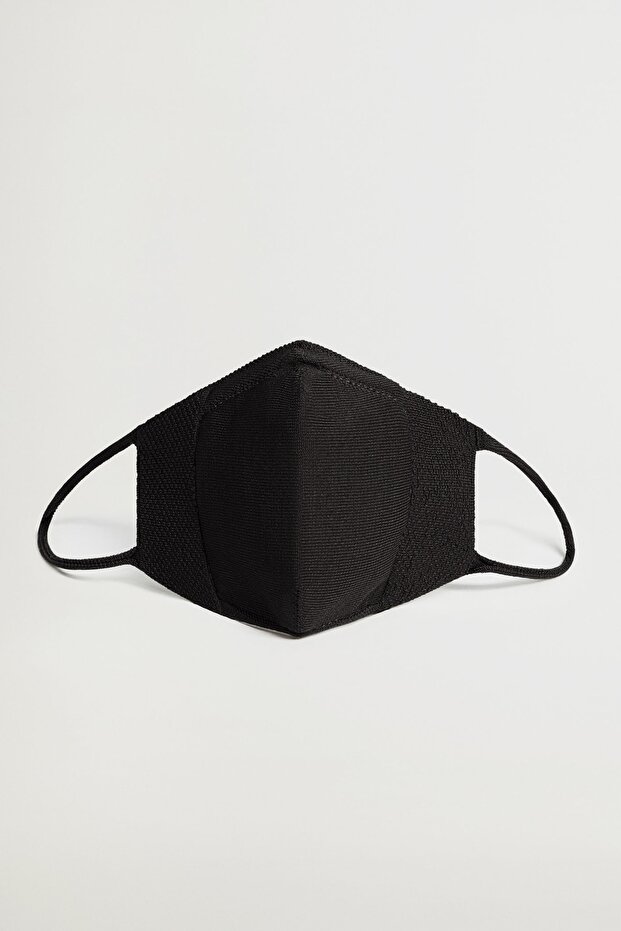 Kadın Siyah Yüz Maskesi - 2