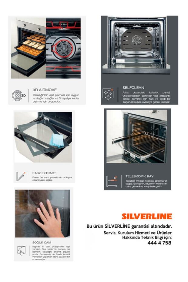 Siyah Cam Ankastre Set (3481 Flam 60+cs5335b02+bo6503b01) - 8