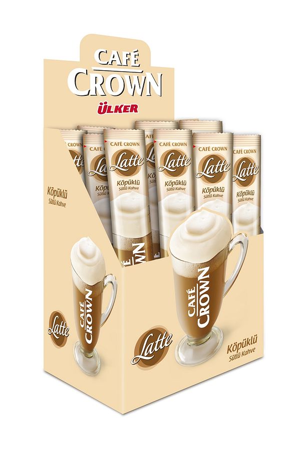 Cafe Crown Latte Kahve 17gr X 24 Adet - 1