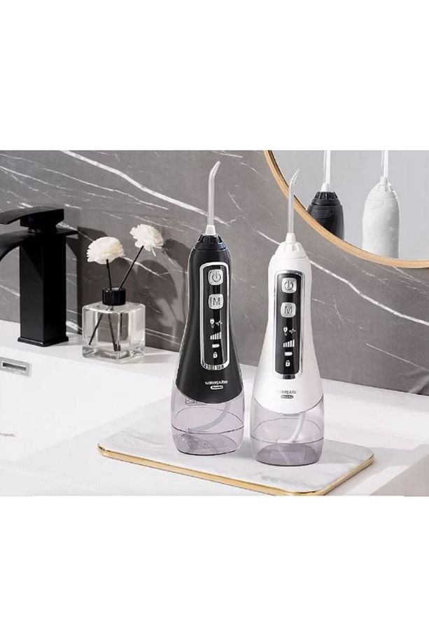 Kablosuz Pro V580 Water Flosser 320ml Taşınabilir Diş/protez Bakım Ve Ağız Duşu Siyah - 5