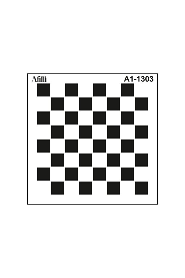 Afilli Stencıl A1-1303 Dama - 1