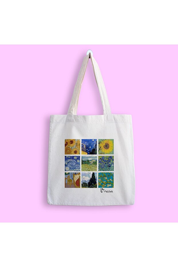 Van Gogh Collage Art 2 Printed Cloth Bag