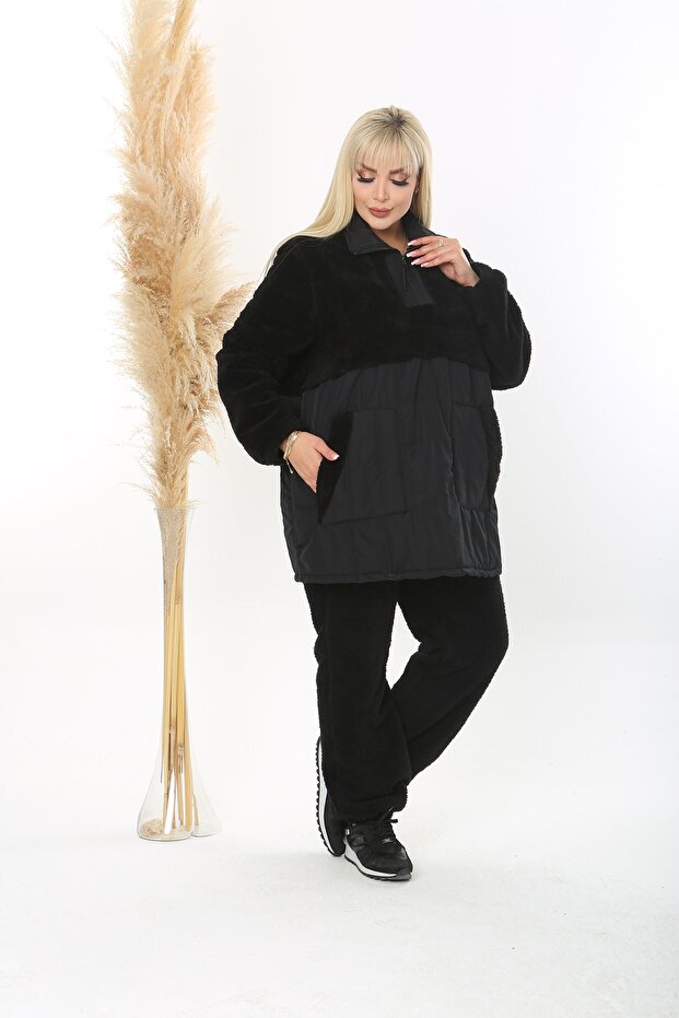 Women's Plus Size Plush Set