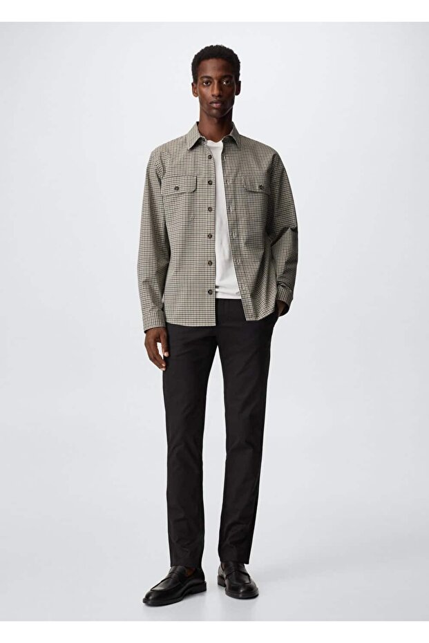 Pötikareli Gömlek Ceket - 2