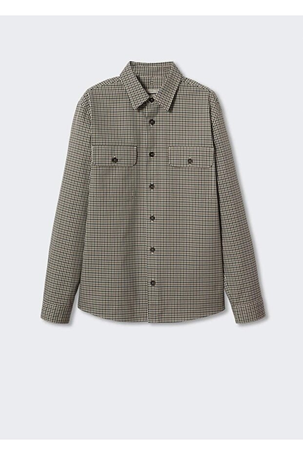 Pötikareli Gömlek Ceket - 3