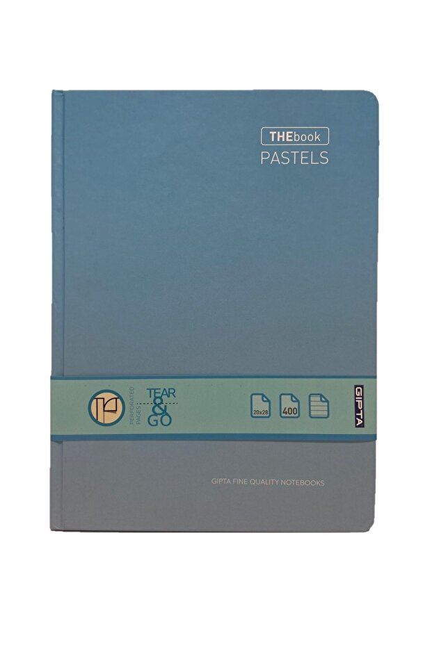 Thebook Pastels Ip.dkşدفتر ملاحظات بغطاء صلب 20x28-400 ورقة مخططة