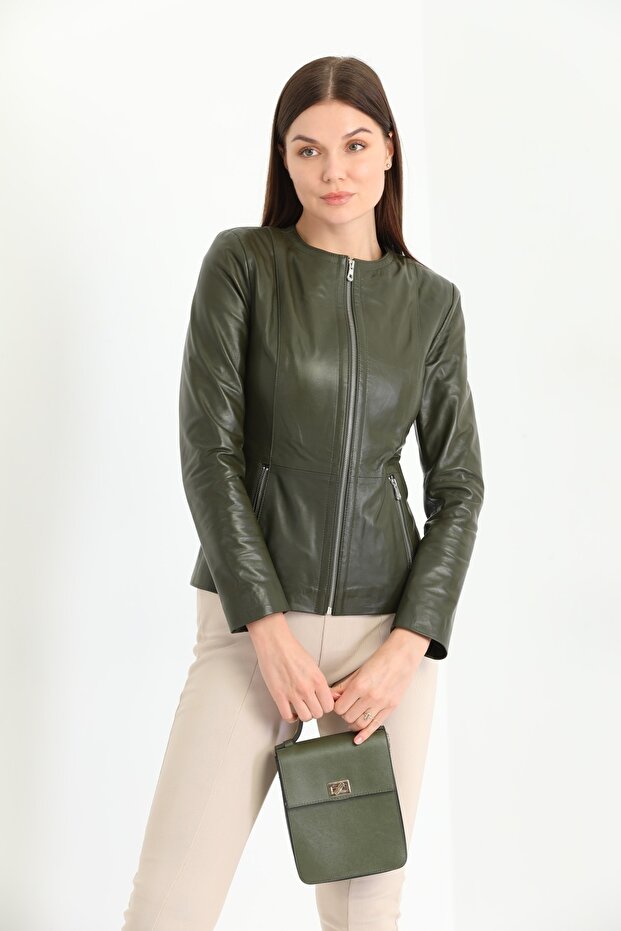 Kısa Deri Ceket - 2