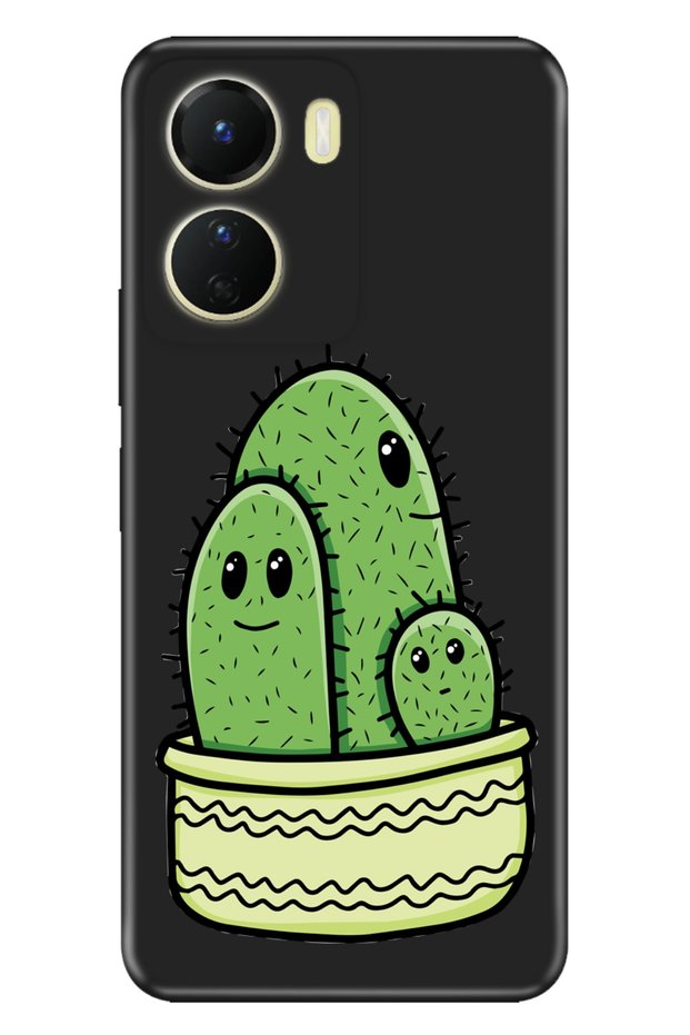 Y16 Case 0.4mm Silicone Patterned Cactus Family