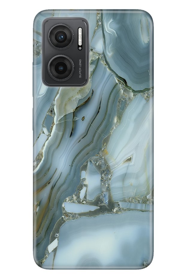 Xiaomi Redmi 10 5g Case 0.4mm Silicone Patterned Carlo Marble